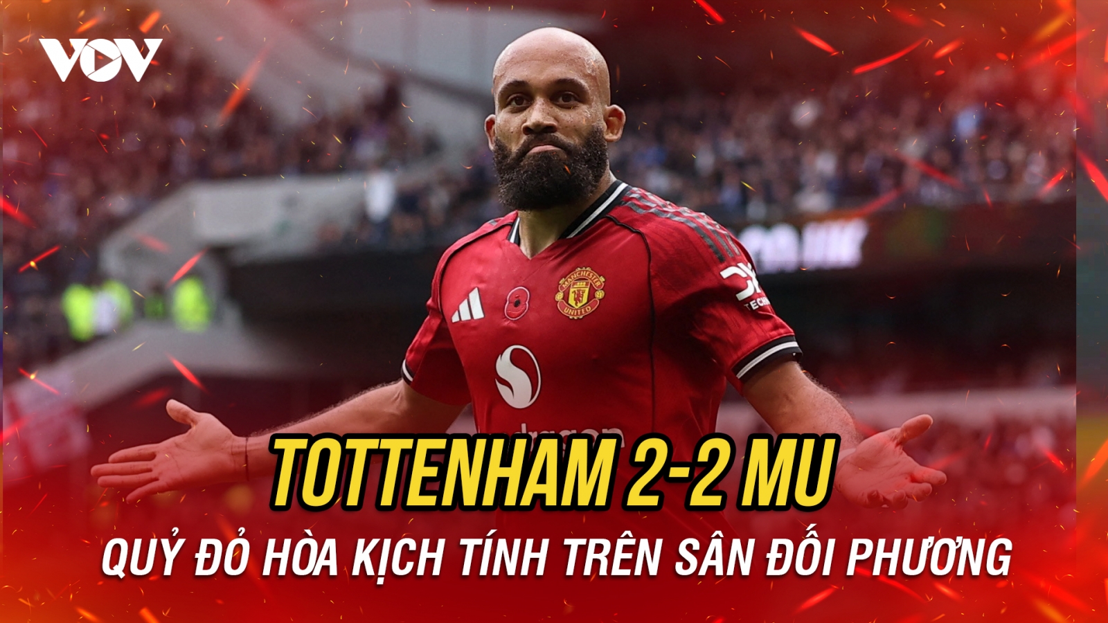 Kết quả vòng 11 Ngoại hạng Anh 2025/2026: MU hòa kịch tính Tottenham