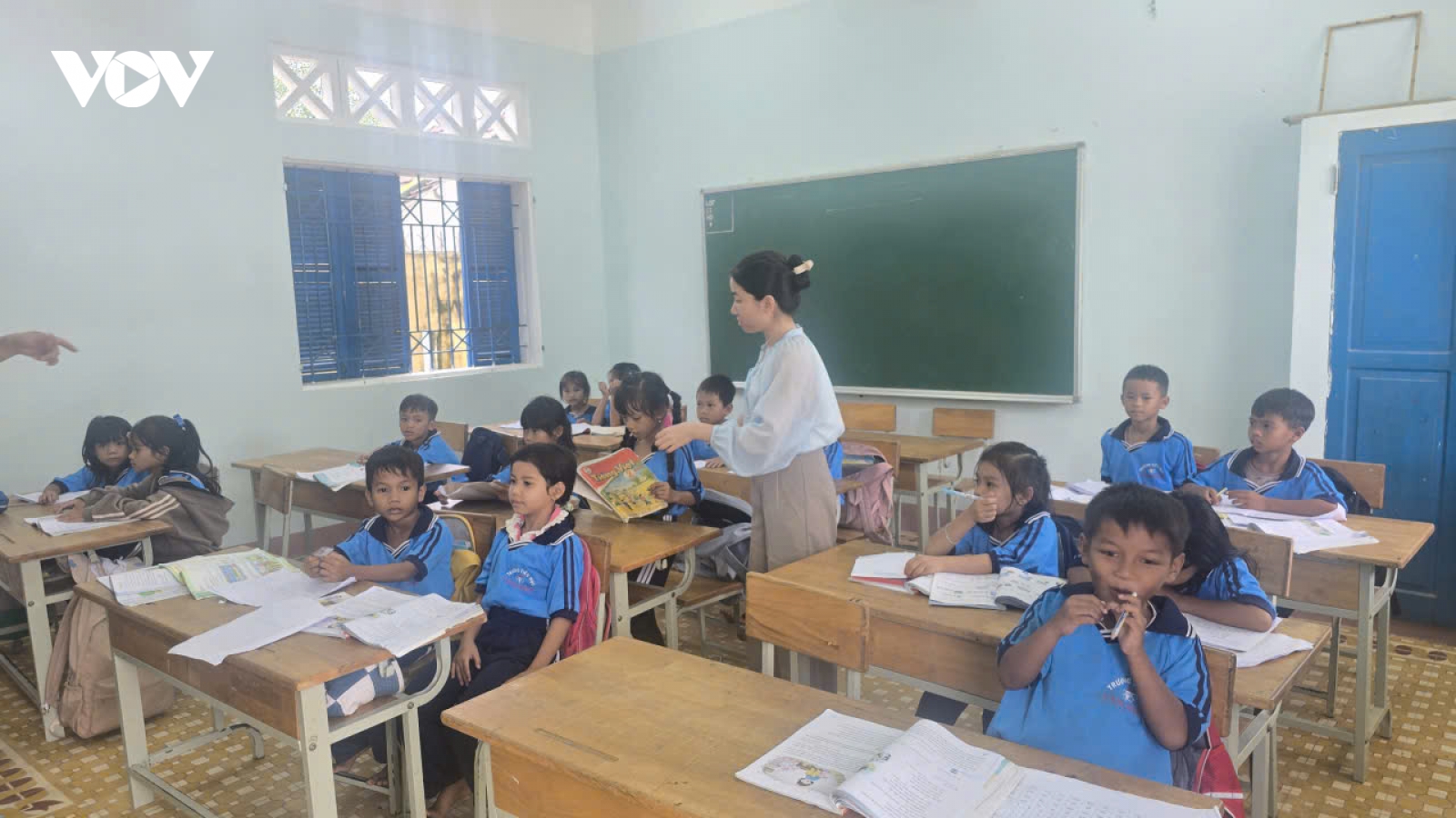 Học sinh phía Đông tỉnh Gia Lai được nghỉ học từ chiều 5/11 để ứng phó bão số 13