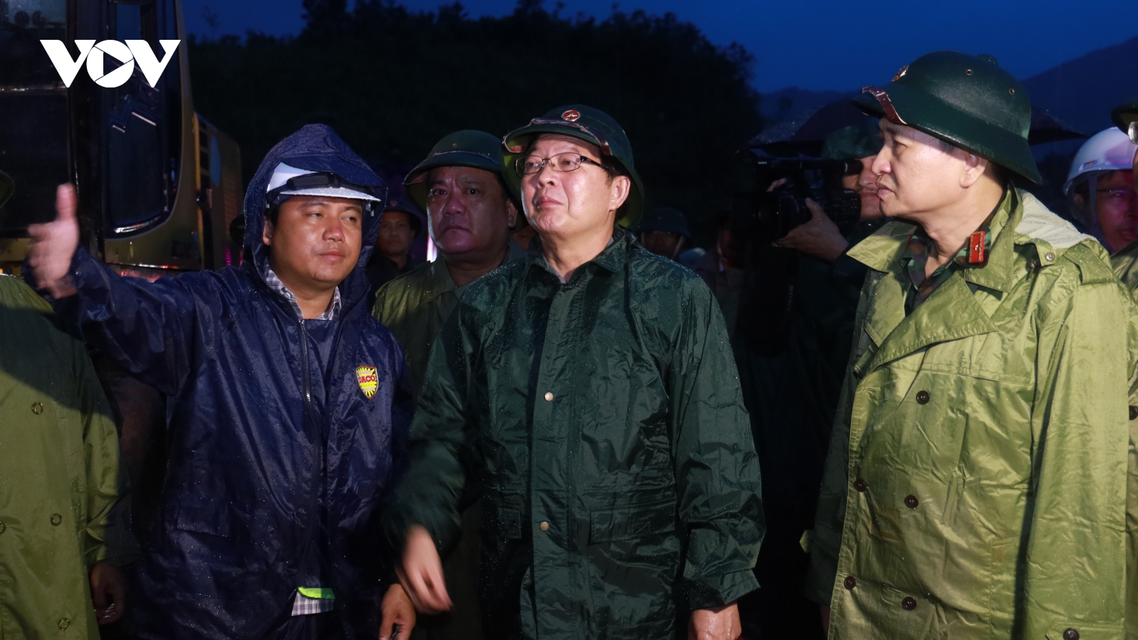 Phó Thủ tướng Hồ Quốc Dũng kiểm tra ứng phó mưa lũ tại Khánh Hòa