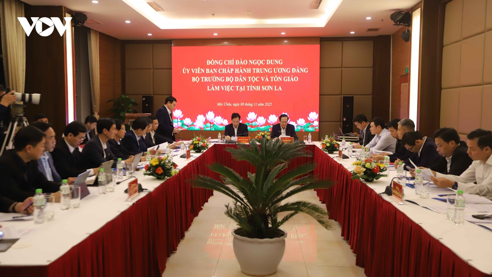 Bộ trưởng Bộ Dân tộc và Tôn giáo làm việc với tỉnh Sơn La