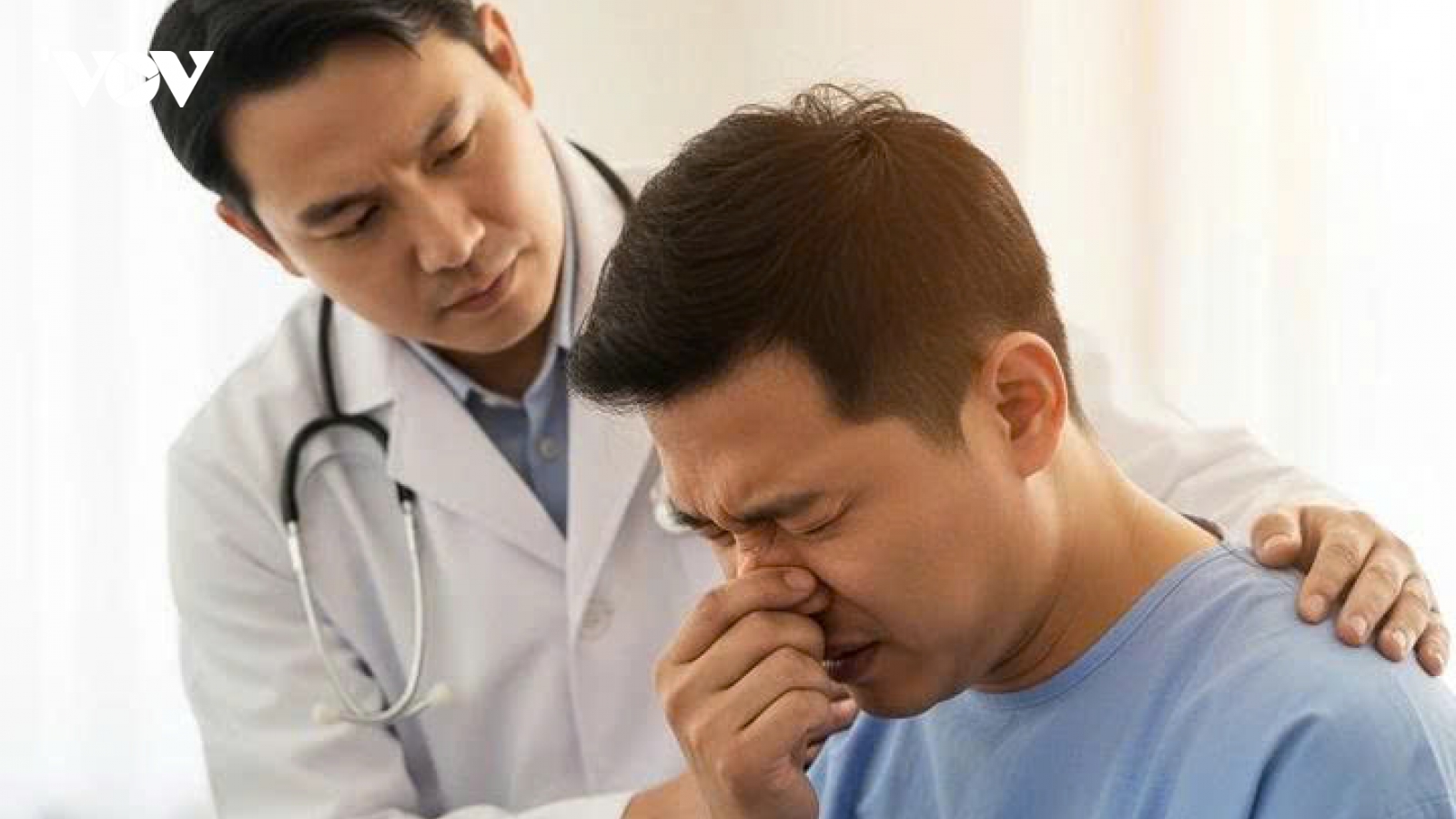 Người đàn ông nguy kịch sau vài ngày sổ mũi