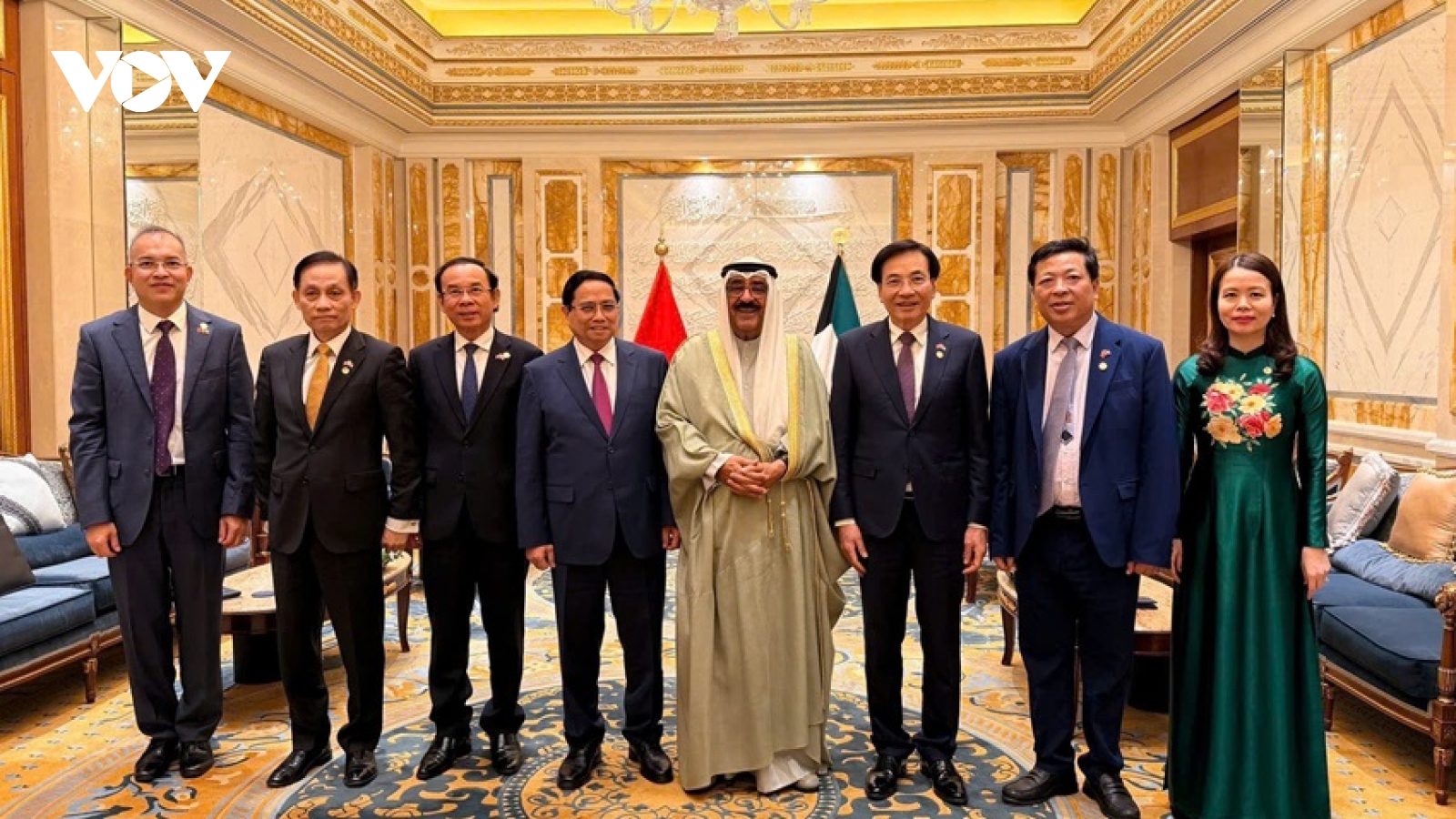 Thủ tướng Chính phủ Phạm Minh Chính hội kiến Quốc vương Kuwait