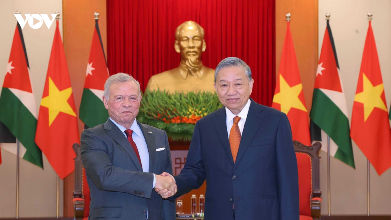 Tổng Bí thư Tô Lâm hội kiến Quốc vương Jordan Abdullah II Ibn Al-Hussein