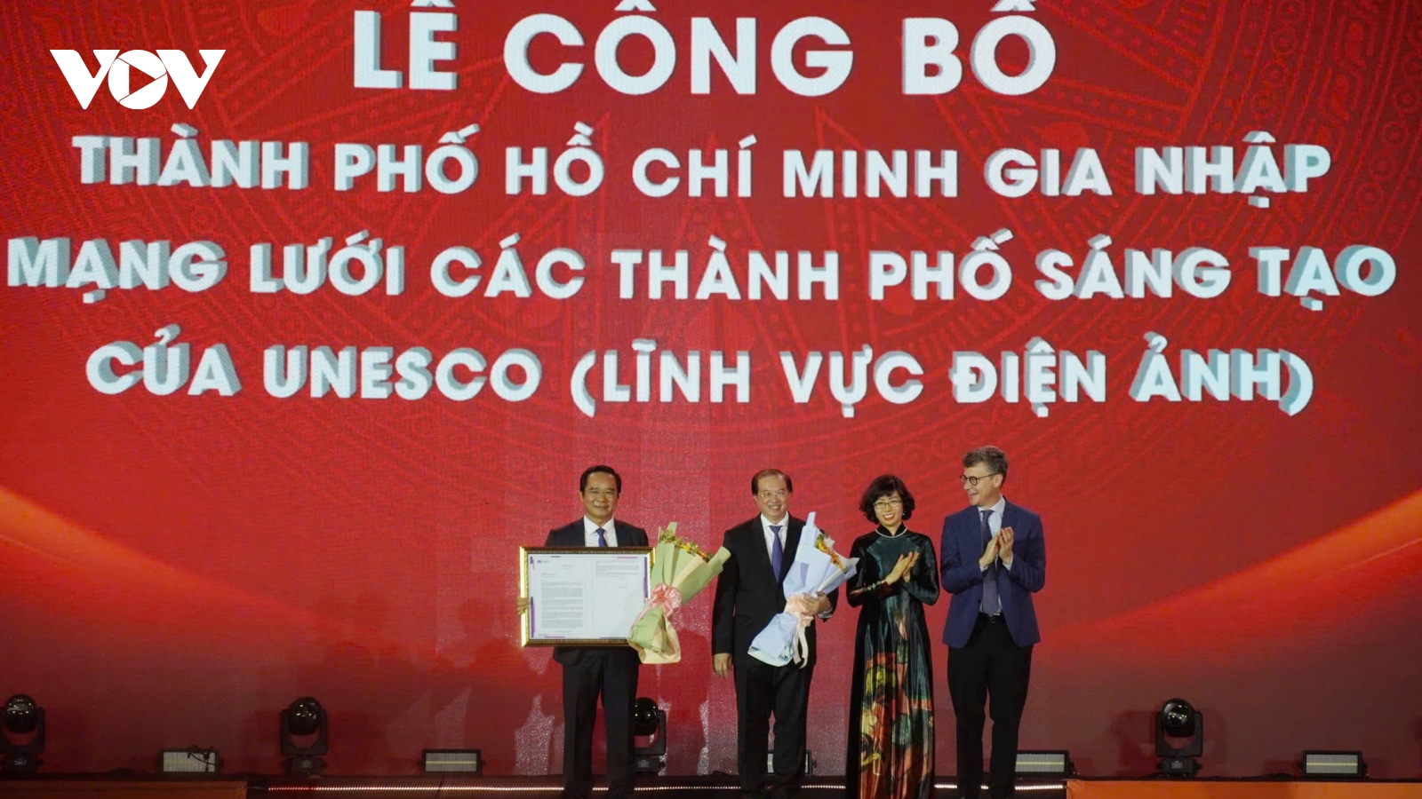 TP.HCM đón bằng công nhận danh hiệu thành phố sáng tạo toàn cầu về điện ảnh