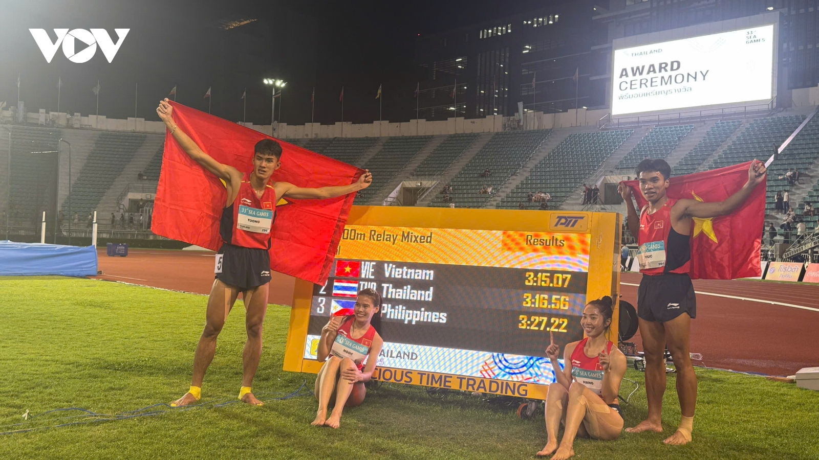 SEA Games 33: Nguyễn Thị Oanh thăng hoa, điền kinh Việt Nam phá sâu kỷ lục