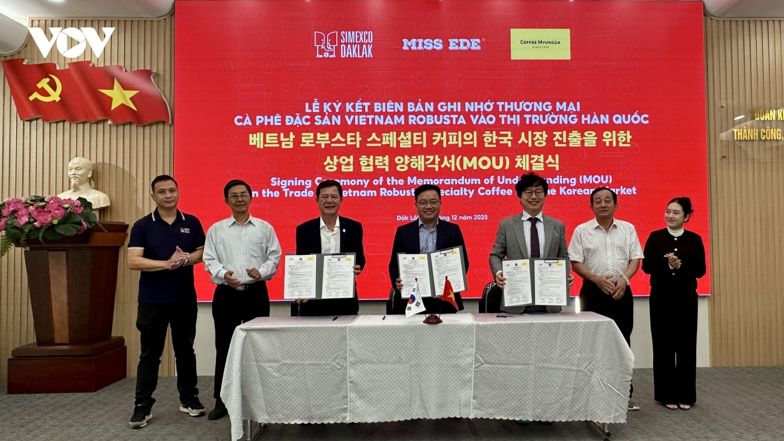 Hợp tác thúc đẩy phát triển cà phê đặc sản vào thị trường Hàn Quốc
