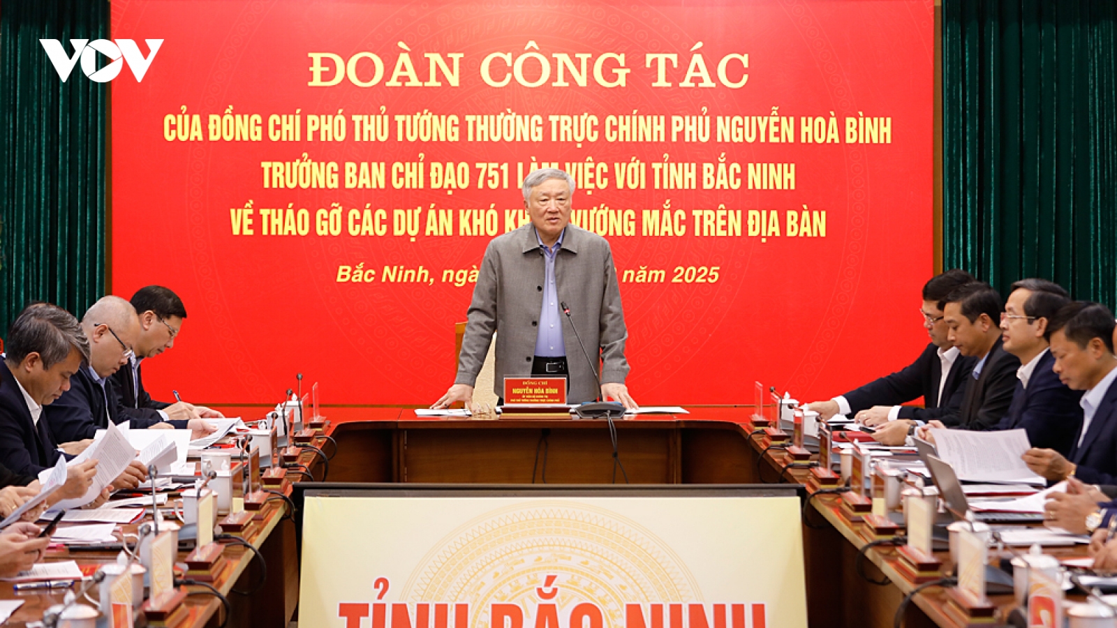 Phó Thủ tướng Nguyễn Hoà Bình: Bắc Ninh cần giải quyết dứt điểm dự án tồn đọng