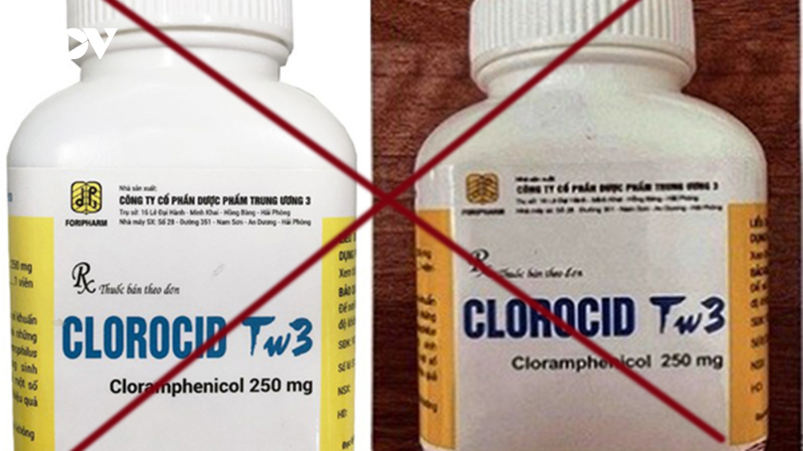Cảnh báo thuốc giả Clorocid TW3 và yêu cầu thu hồi khẩn