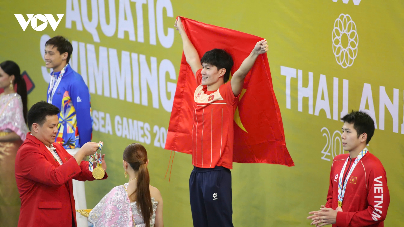 Kình ngư Việt Nam chia sẻ cảm xúc đặc biệt khi giành HCV thứ 10 ở các kỳ SEA Games