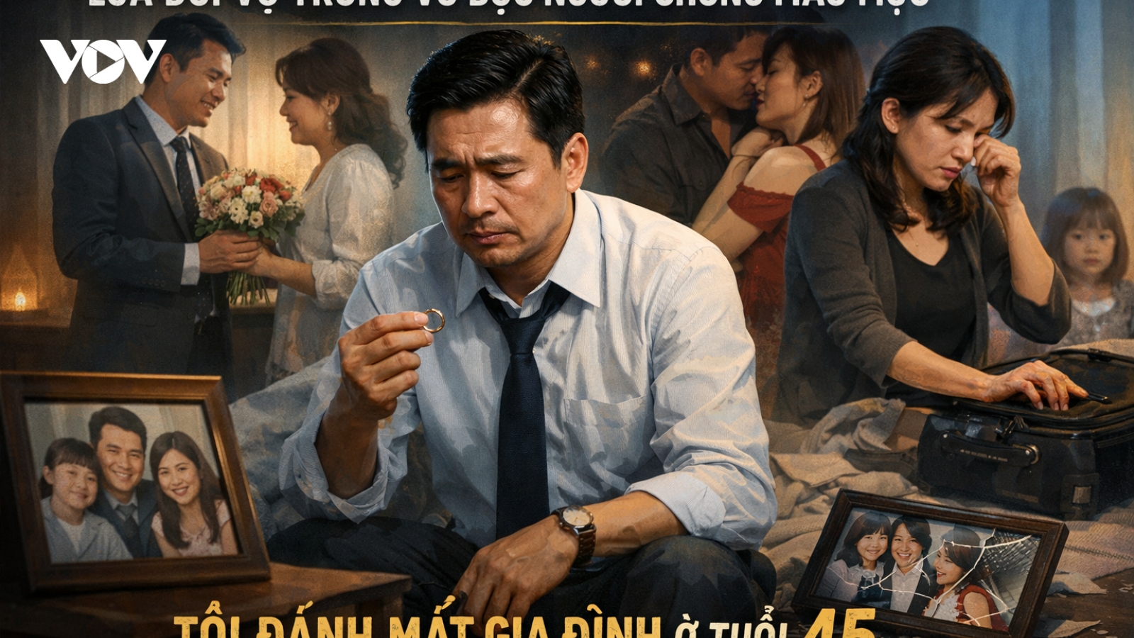 Lừa dối vợ trong vỏ bọc người chồng mẫu mực, tôi đánh mất gia đình ở tuổi 45