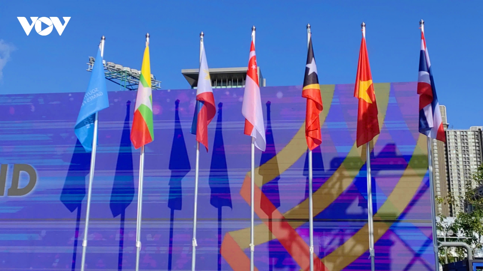 Quốc kì Việt Nam chính thức tung bay tại SEA Games 33 ở Thái Lan