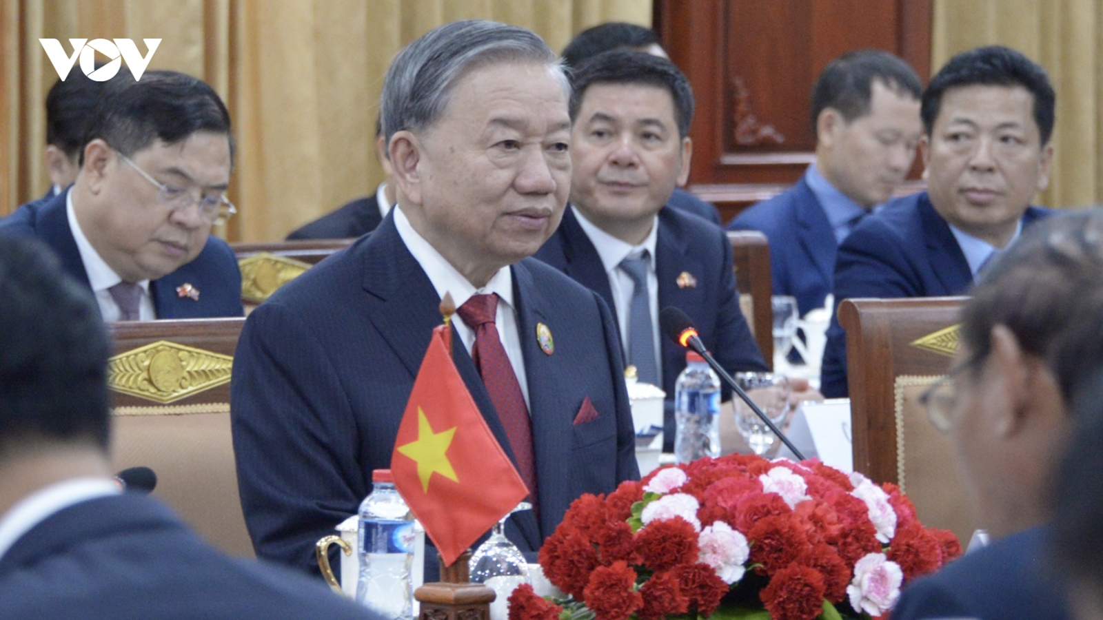 Tổng Bí thư Tô Lâm hội đàm với Tổng Bí thư, Chủ tịch nước Lào