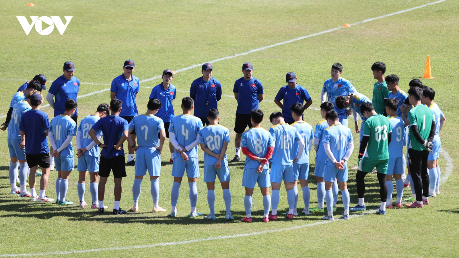 HLV Kim Sang Sik truyền bí quyết gì cho Minh Phúc và U22 Việt Nam?