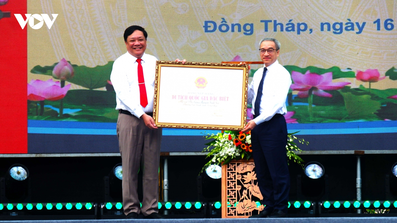 Đồng Tháp đón nhận Di tích quốc gia đặc biệt Mộ Cụ Phó bảng Nguyễn Sinh Sắc