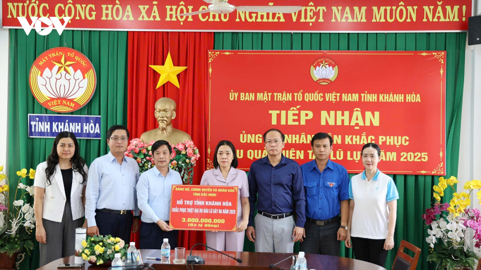 Bắc Ninh hỗ trợ 6 tỷ đồng giúp Khánh Hòa và  Lâm Đồng khắc phục thiệt hại bão lũ