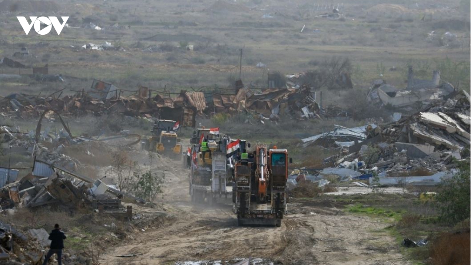 Ai Cập chuyển thêm 7.400 tấn hàng cứu trợ đến Gaza