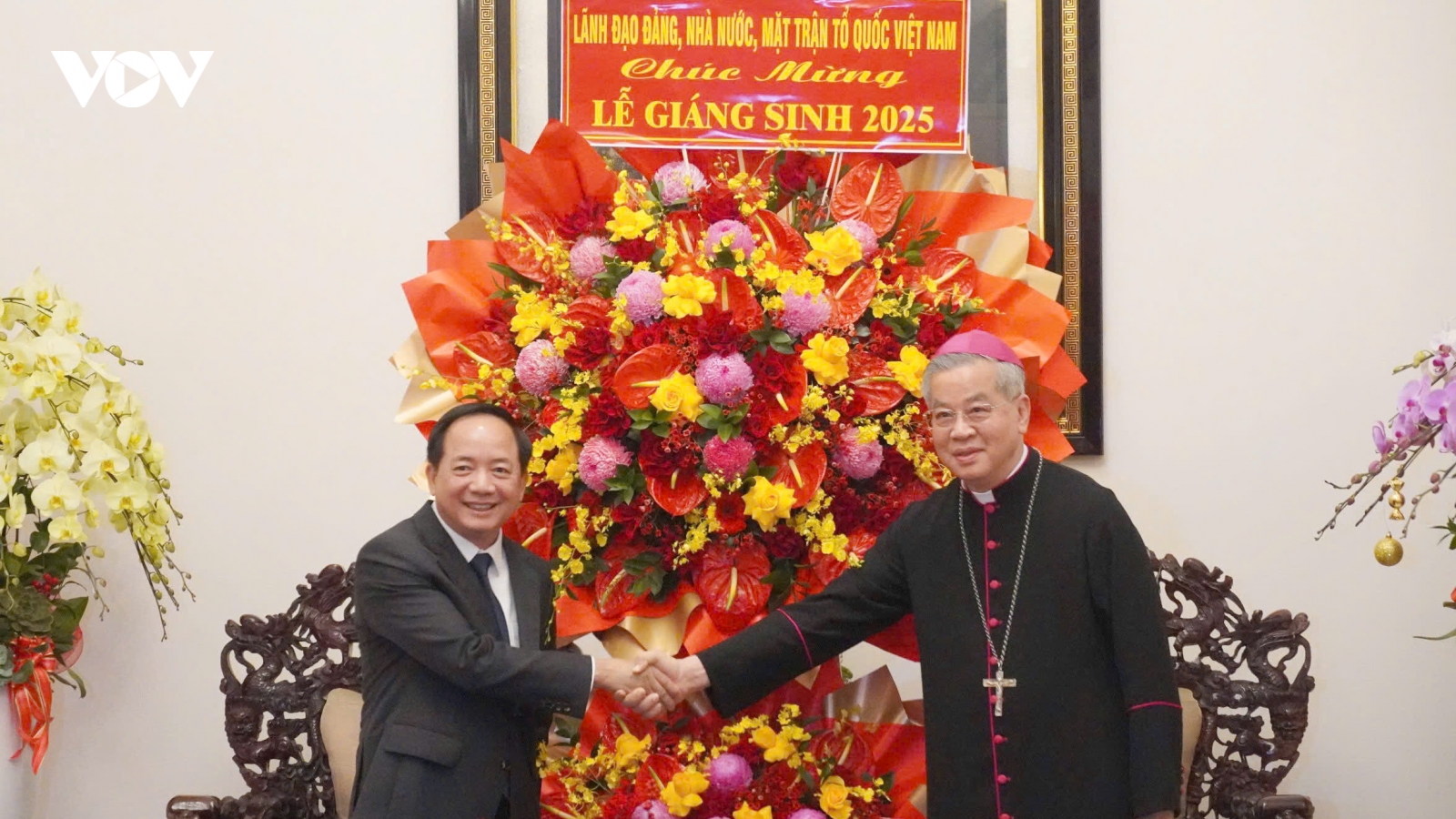 Ông Trịnh Văn Quyết chúc mừng Giáng sinh 2025 tại TP.HCM