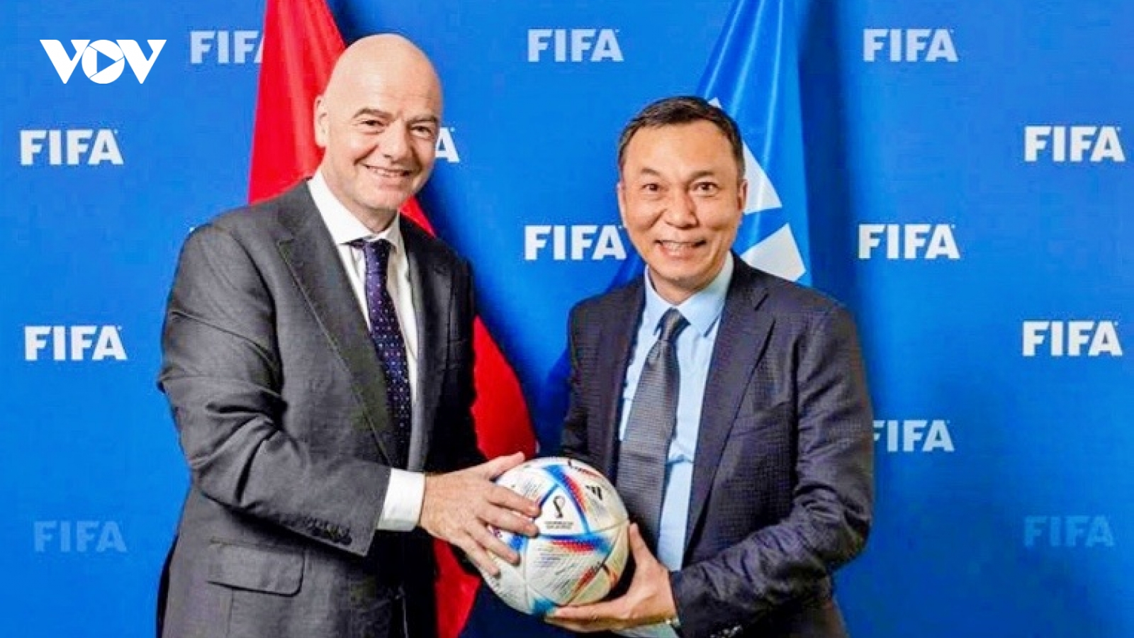 Chủ tịch FIFA gửi thư chúc mừng tới bóng đá Việt Nam