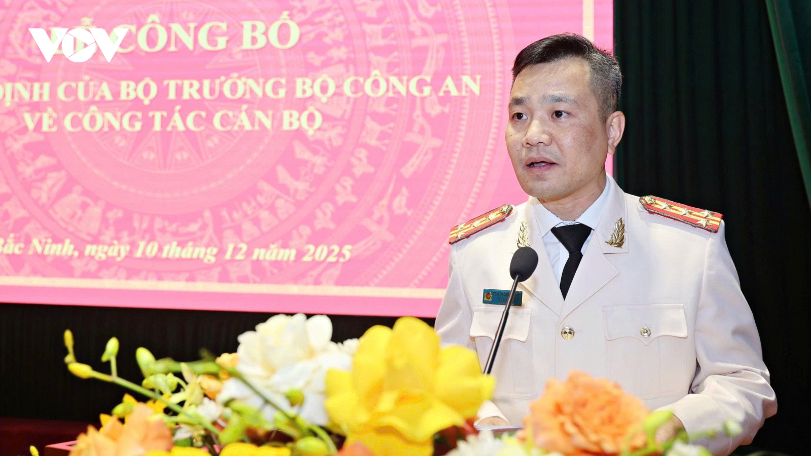 Điều động Đại tá Nguyễn Quốc Vương giữ chức Phó Giám đốc Công an tỉnh Bắc Ninh