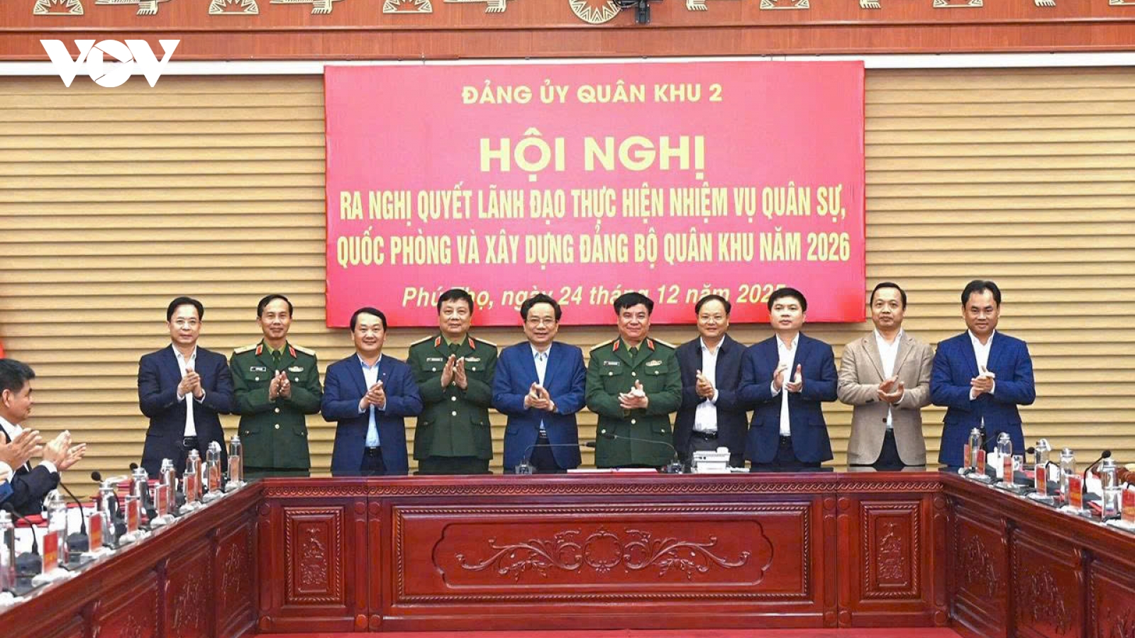 Quân khu 2 ra nghị quyết lãnh đạo nhiệm vụ quân sự, quốc phòng năm 2026