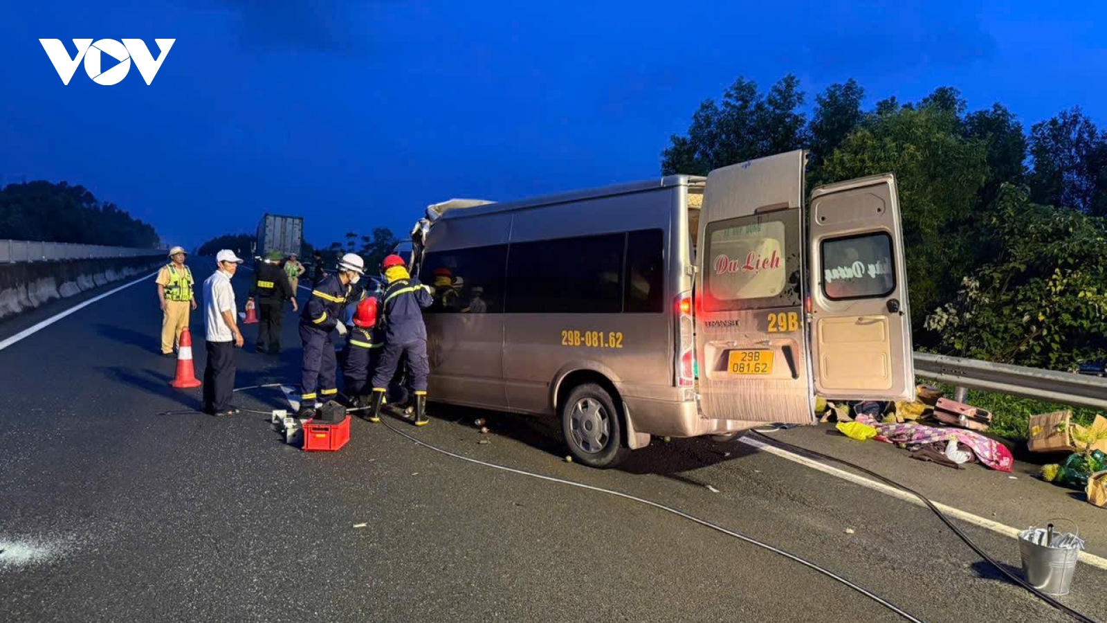 Vụ tai nạn trên cao tốc Đà Nẵng – Quảng Ngãi: Số người chết tăng lên 4 người