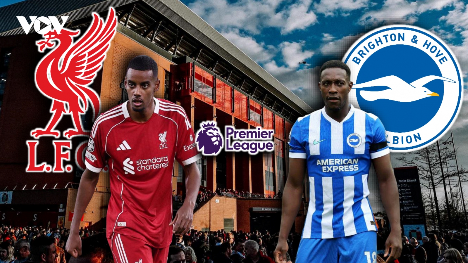Dự đoán kết quả và đội hình ra sân trận Liverpool vs Brighton