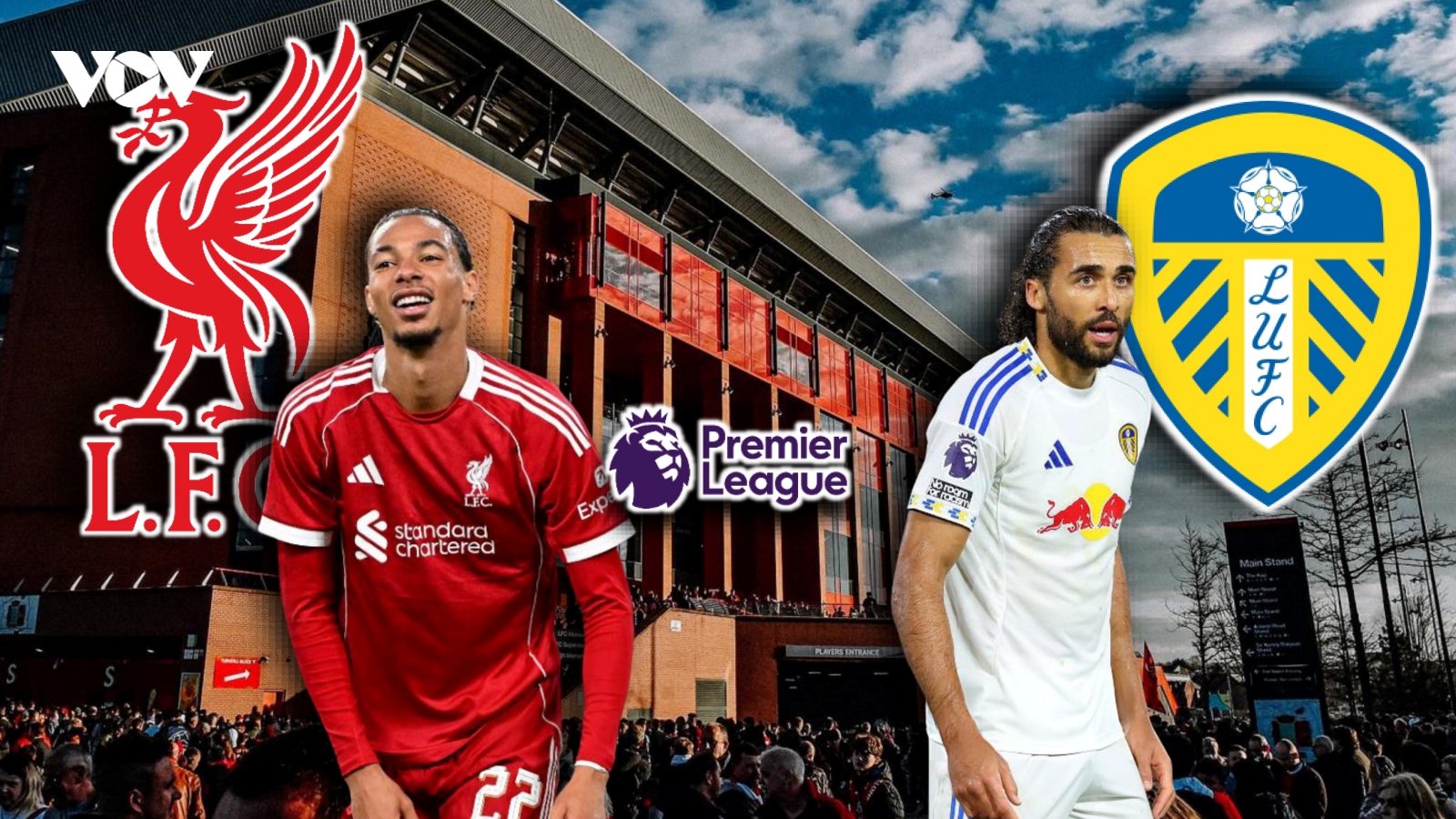 Dự đoán kết quả và đội hình ra sân trận Liverpool vs Leeds United