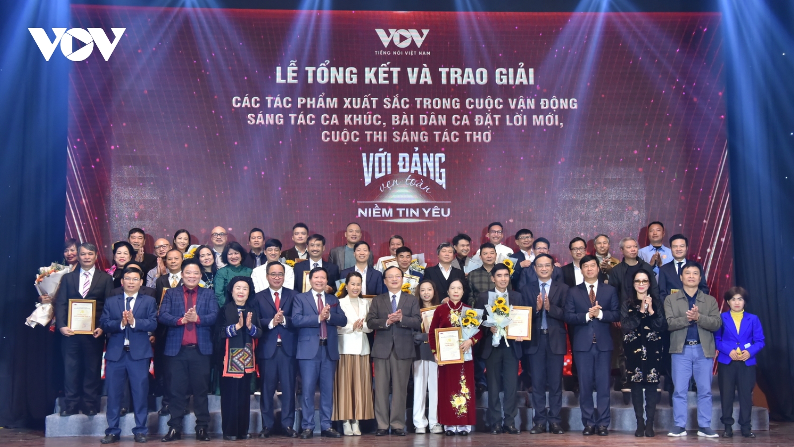 40 tác phẩm đoạt giải cuộc vận động sáng tác "Với Đảng vẹn toàn niềm tin yêu"