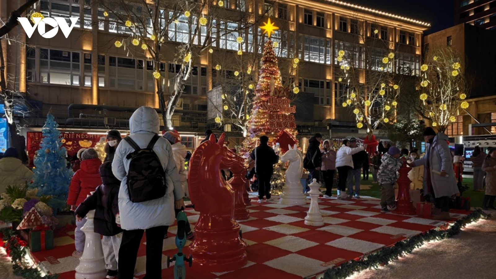 Bắc Kinh trong đêm Giáng sinh 2025