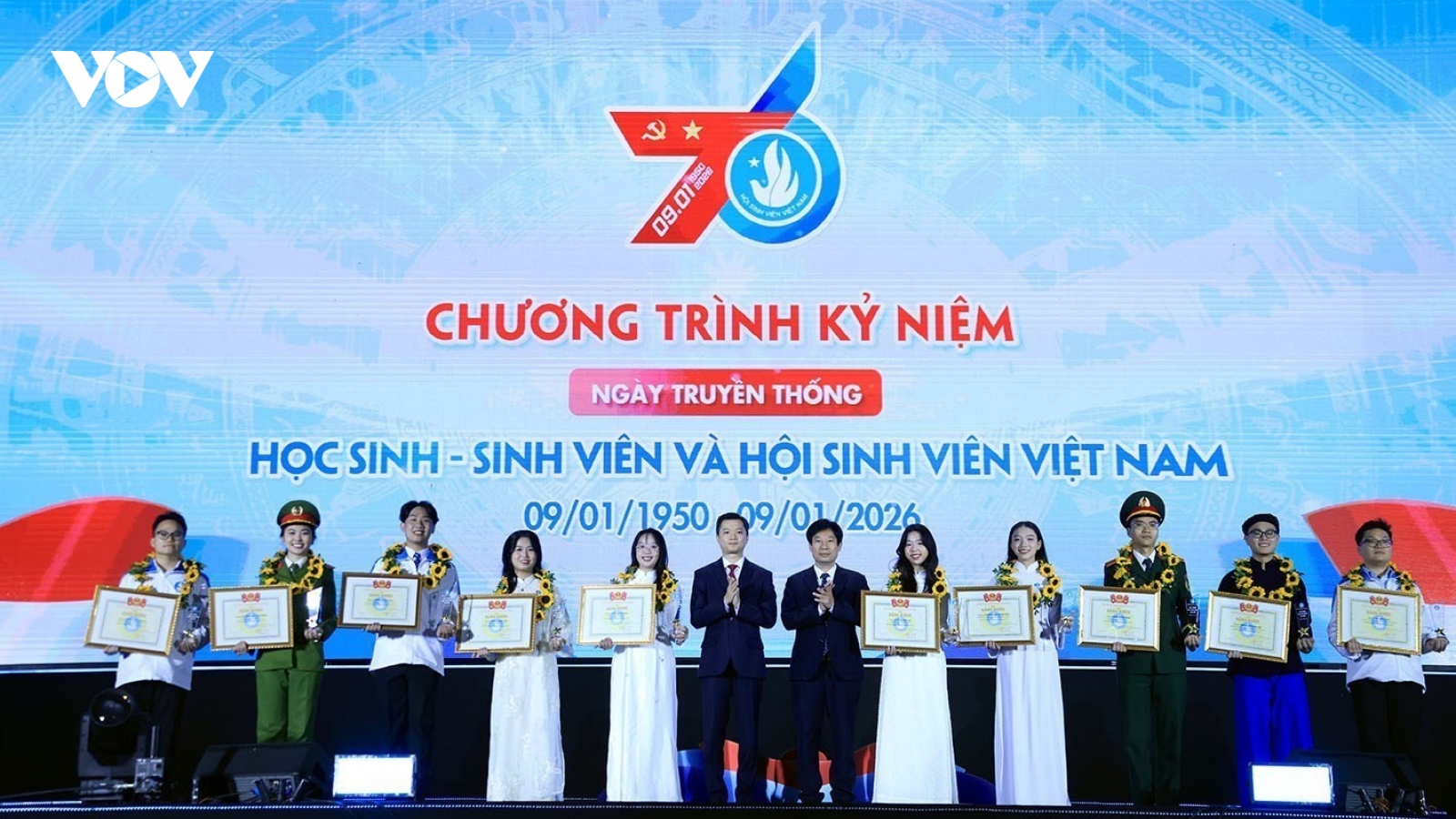 Kỷ niệm 76 năm Ngày truyền thống học sinh, sinh viên và Hội Sinh viên Việt Nam