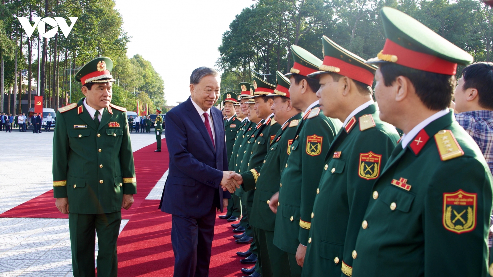 Tổng Bí thư Tô Lâm dự lễ kỉ niệm 80 năm Ngày truyền thống LLVT Quân khu 9