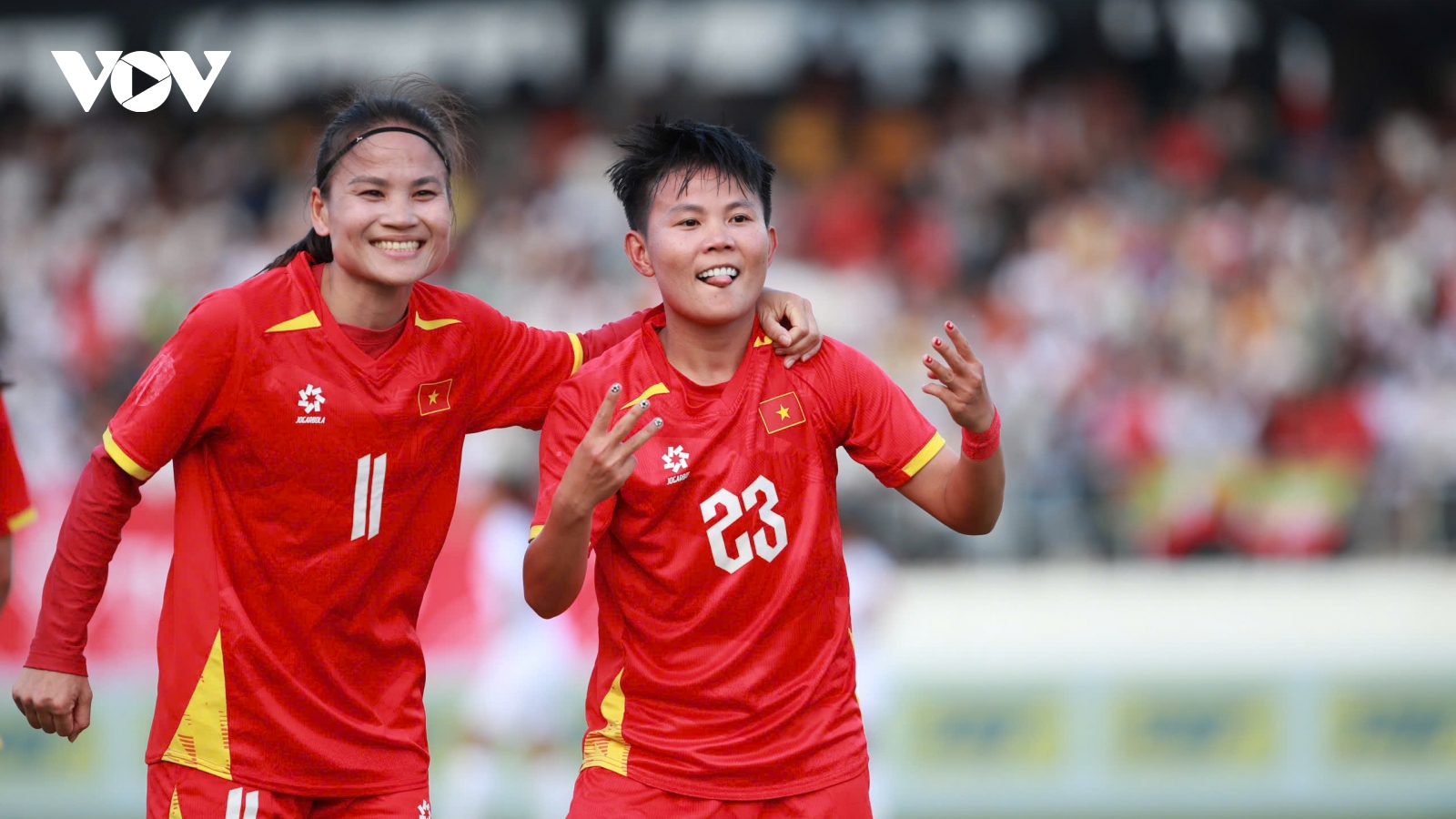 ĐT nữ Việt Nam vào bán kết SEA Games 33 nhờ điểm nhấn hàng thủ