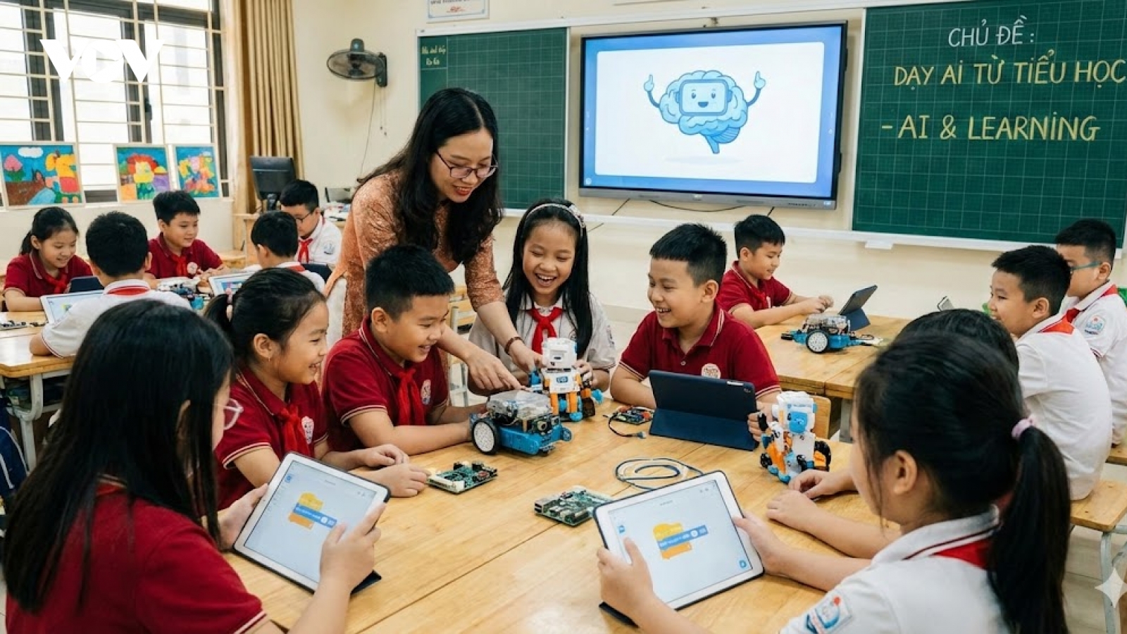 Thí điểm dạy AI từ tiểu học: Không được làm thay đổi, quá tải chương trình