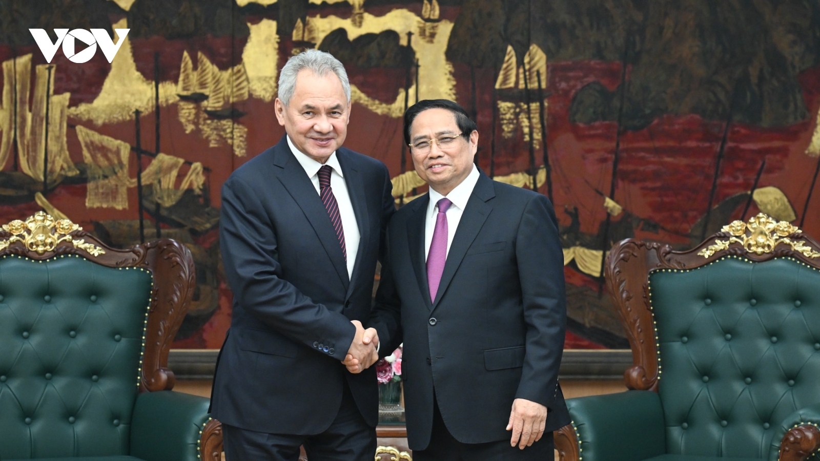 Thủ tướng Phạm Minh Chính tiếp Thư ký Hội đồng An ninh Liên bang Nga