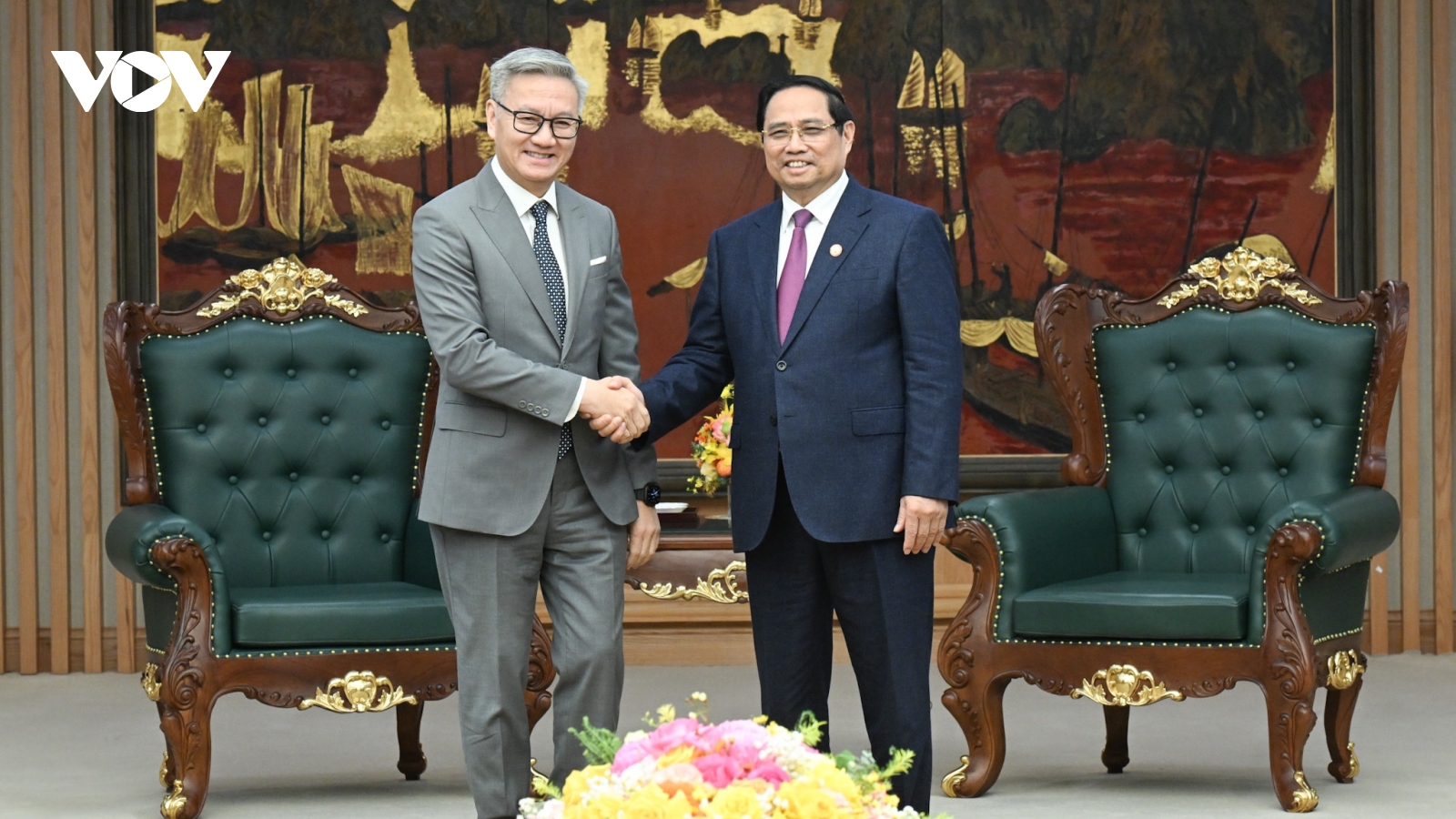 Thủ tướng Phạm Minh Chính tiếp Bộ trưởng Ngoại giao Lào