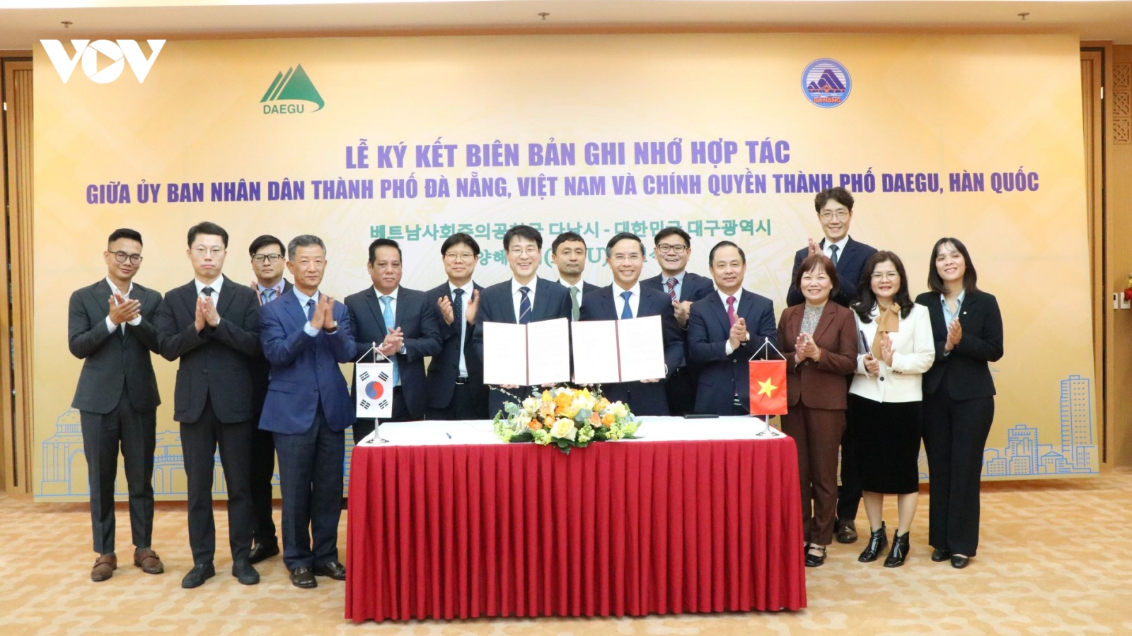 Đà Nẵng – Daegu ký Biên bản ghi nhớ, mở rộng hợp tác song phương