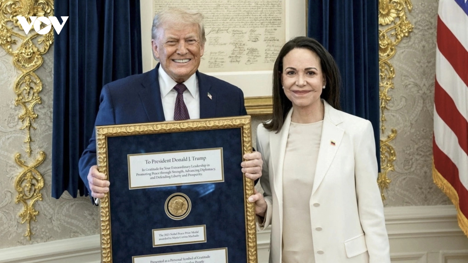 Ông Trump gắn vấn đề Greenland với giải Nobel Hòa bình