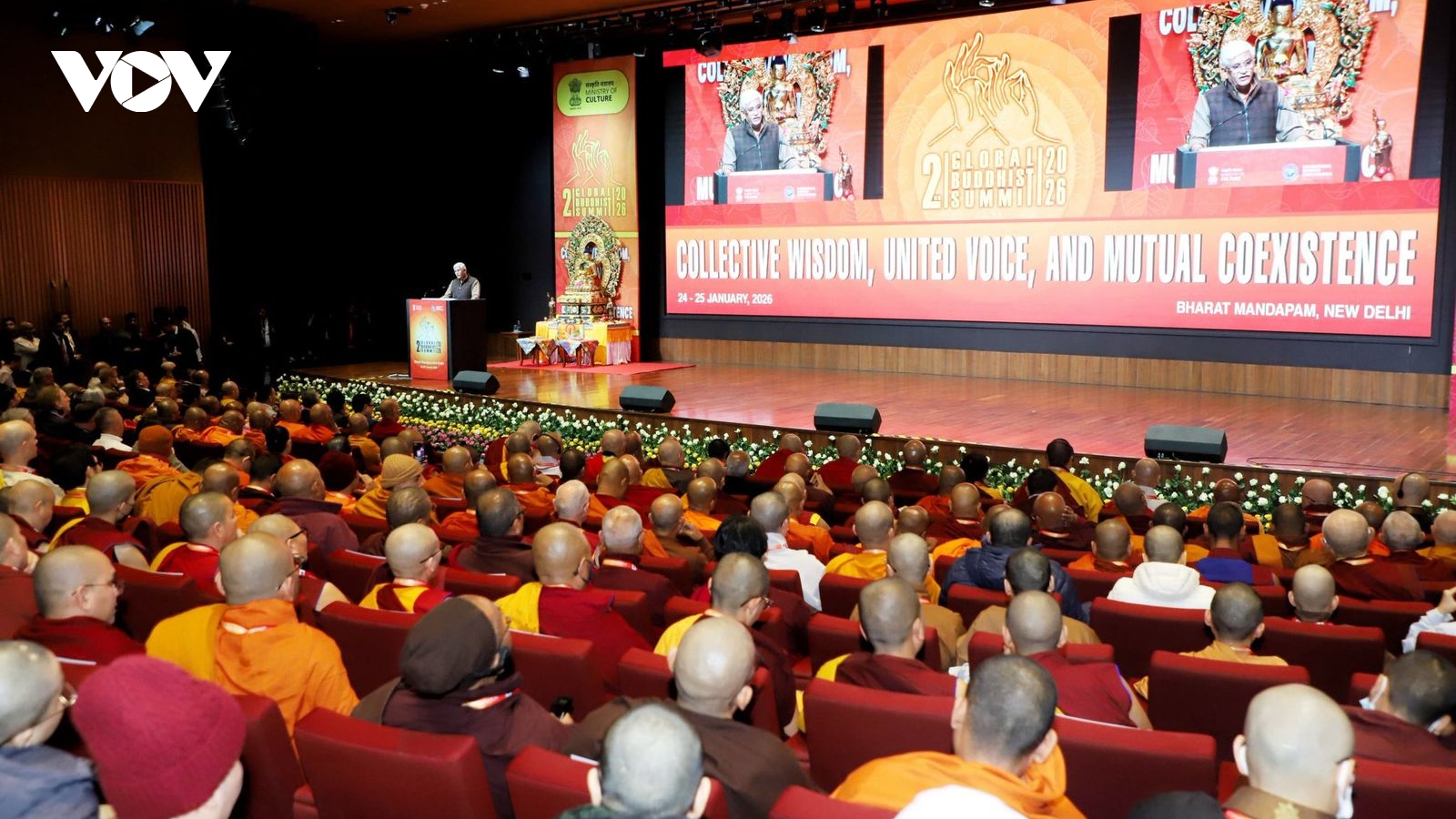 Khai mạc Hội nghị Thượng đỉnh Phật giáo Toàn cầu lần thứ 2 tại Ấn Độ