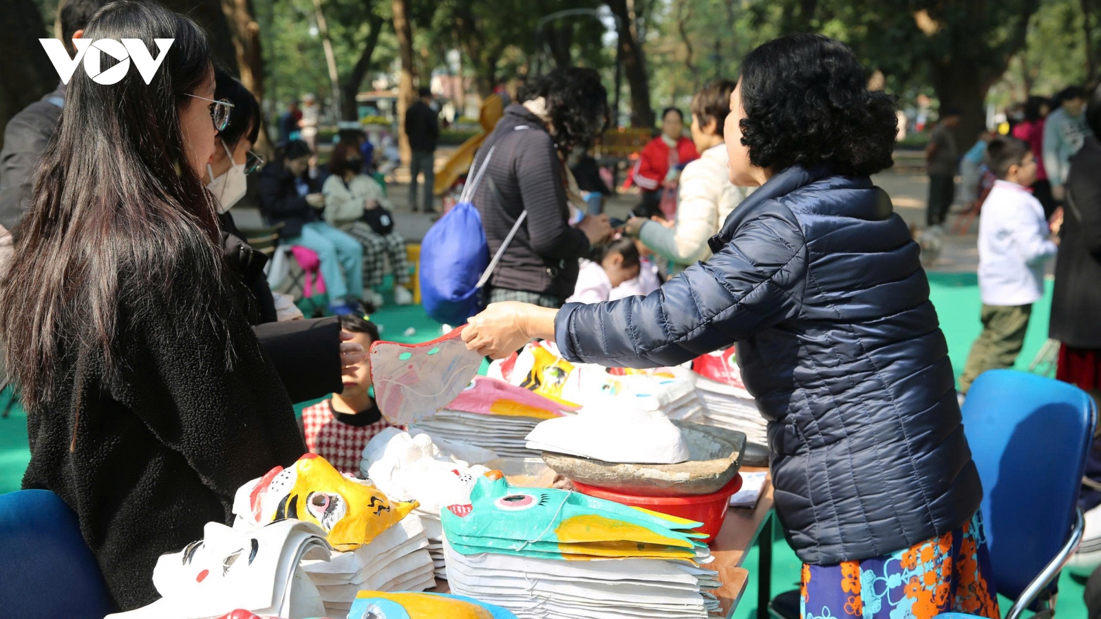 Rực rỡ sắc màu tại Công viên Thống Nhất hưởng ứng chương trình "Tụ hội sáng tạo"