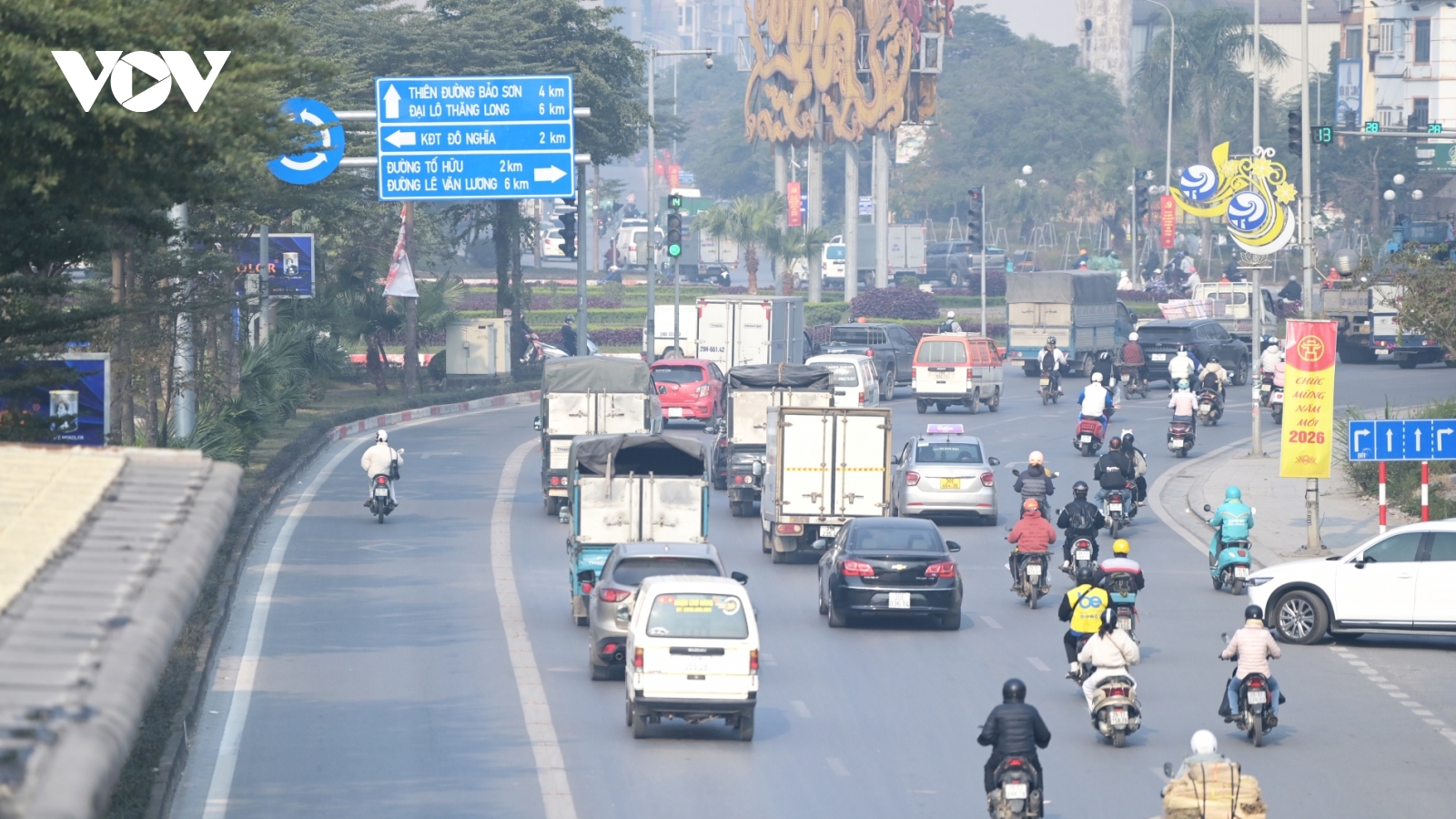 Hà Nội: Từ 15/1 xe tải trọng lớn hạn chế lưu thông ban ngày trong khu vực nội đô