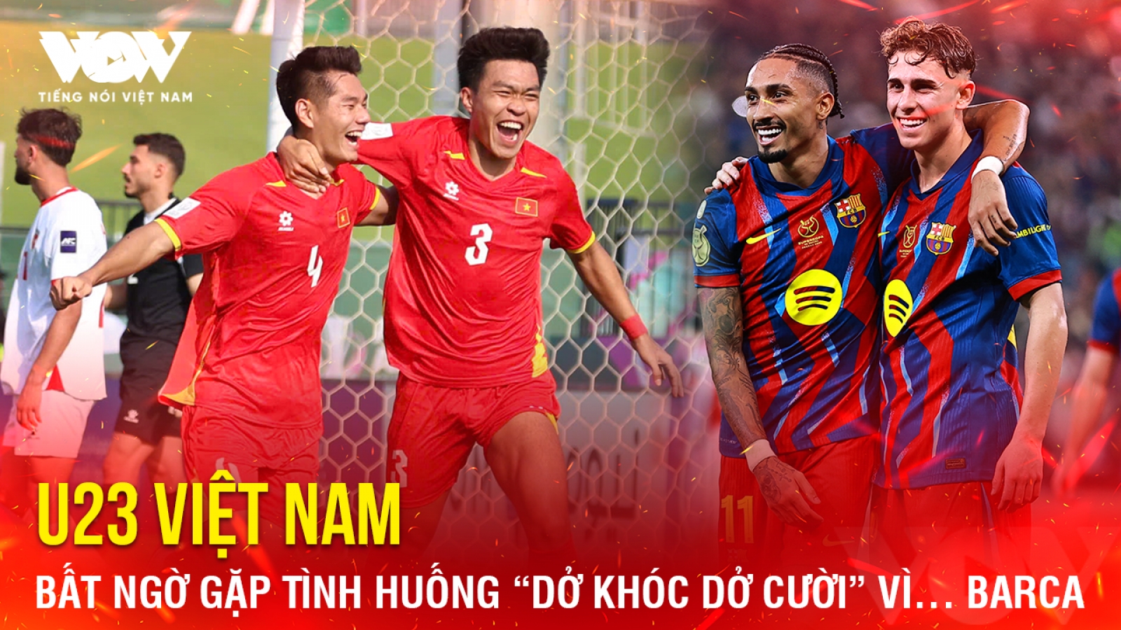 Tin bóng đá 9-1: U23 Việt Nam bất ngờ gặp tình huống “dở khóc dở cười” vì… Barca