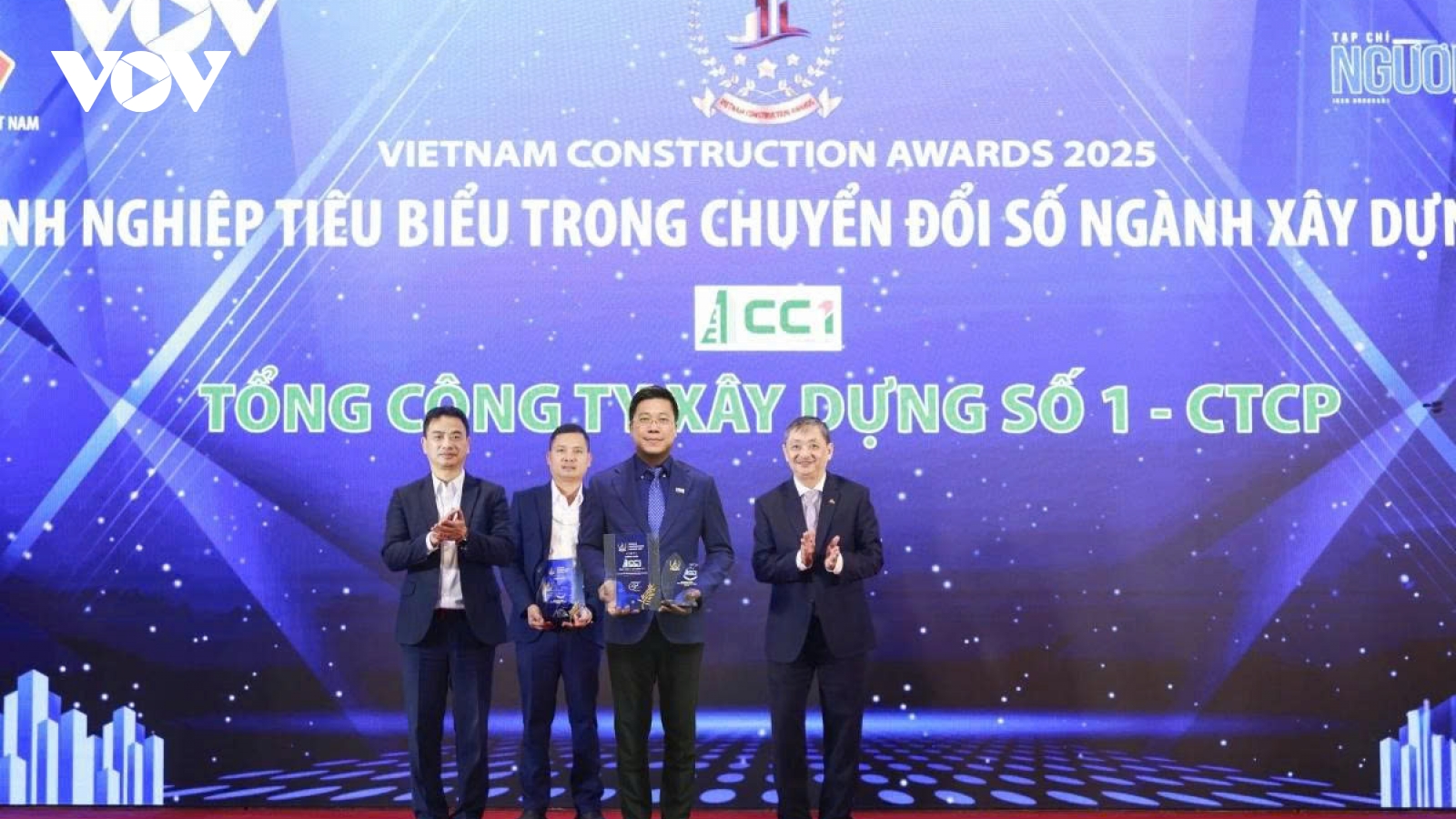 CC1 được vinh danh “Doanh nghiệp tiêu biểu chuyển đổi số ngành Xây dựng”