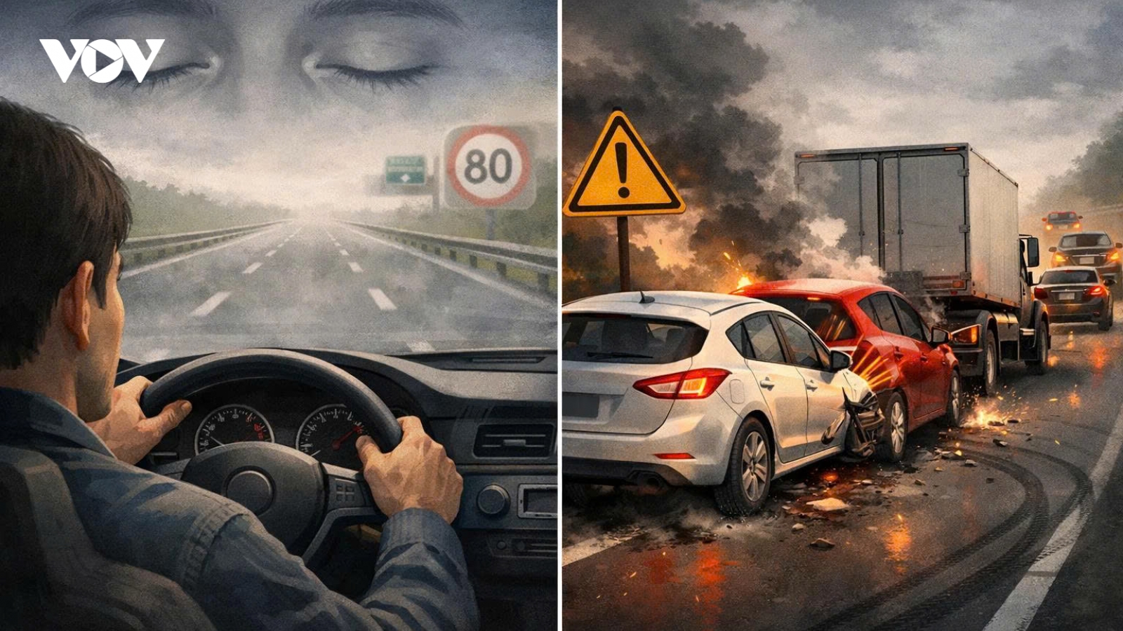 Chạy xe đường dài, làm sao để phòng tránh “thôi miên cao tốc”?