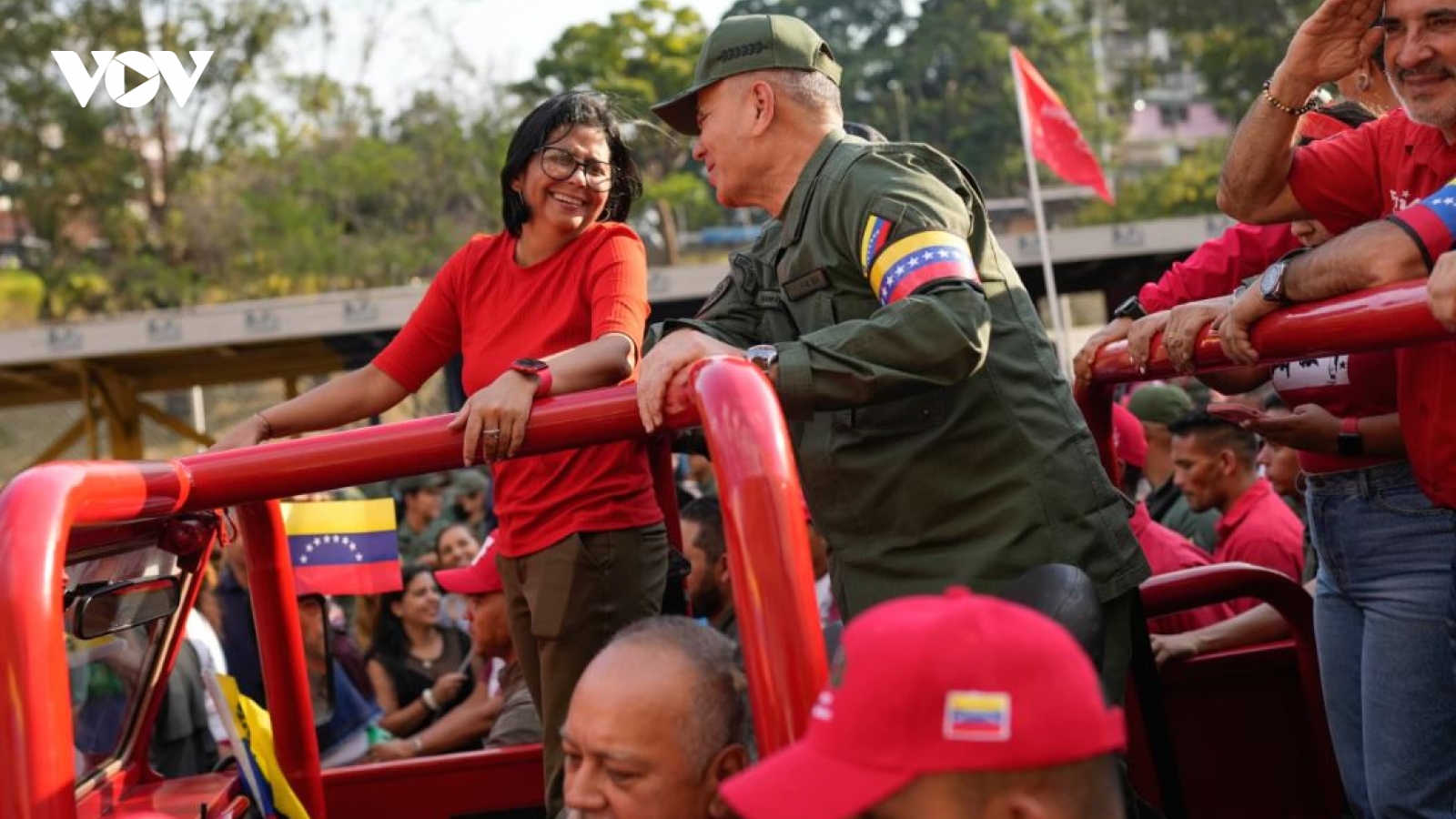 Bà Rodriguez tuyên bố Venezuela không chịu sự chi phối từ thế lực bên ngoài