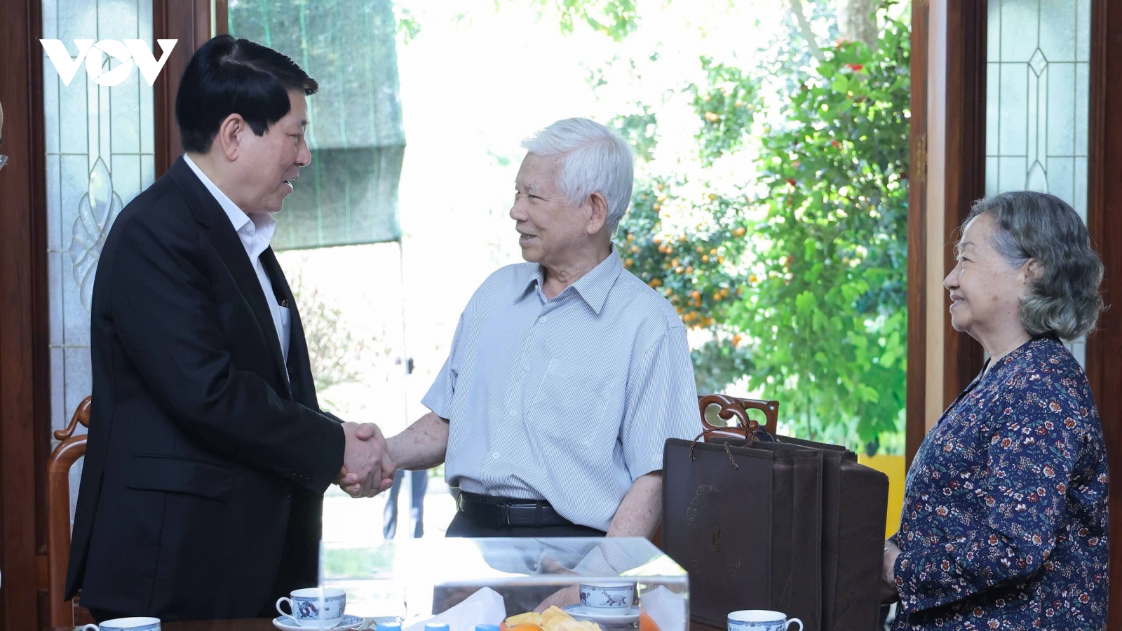 Chủ tịch nước Lương Cường thăm, chúc Tết nguyên lãnh đạo Đảng, Nhà nước