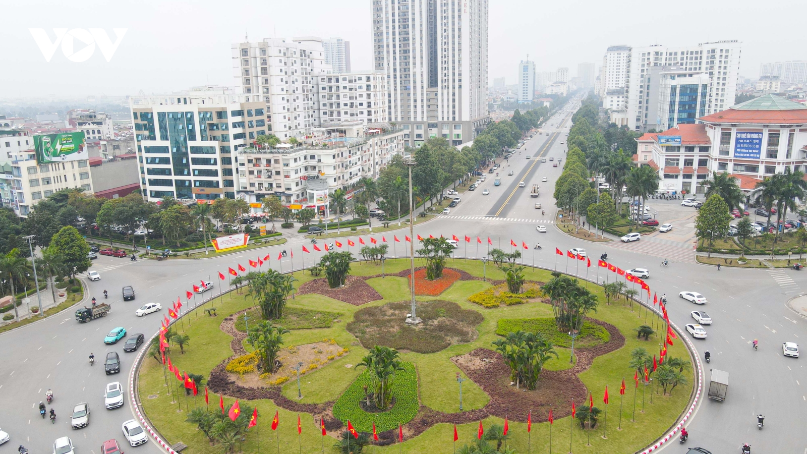 Bắc Ninh rực rỡ cờ hoa chào mừng Đại hội XIV của Đảng