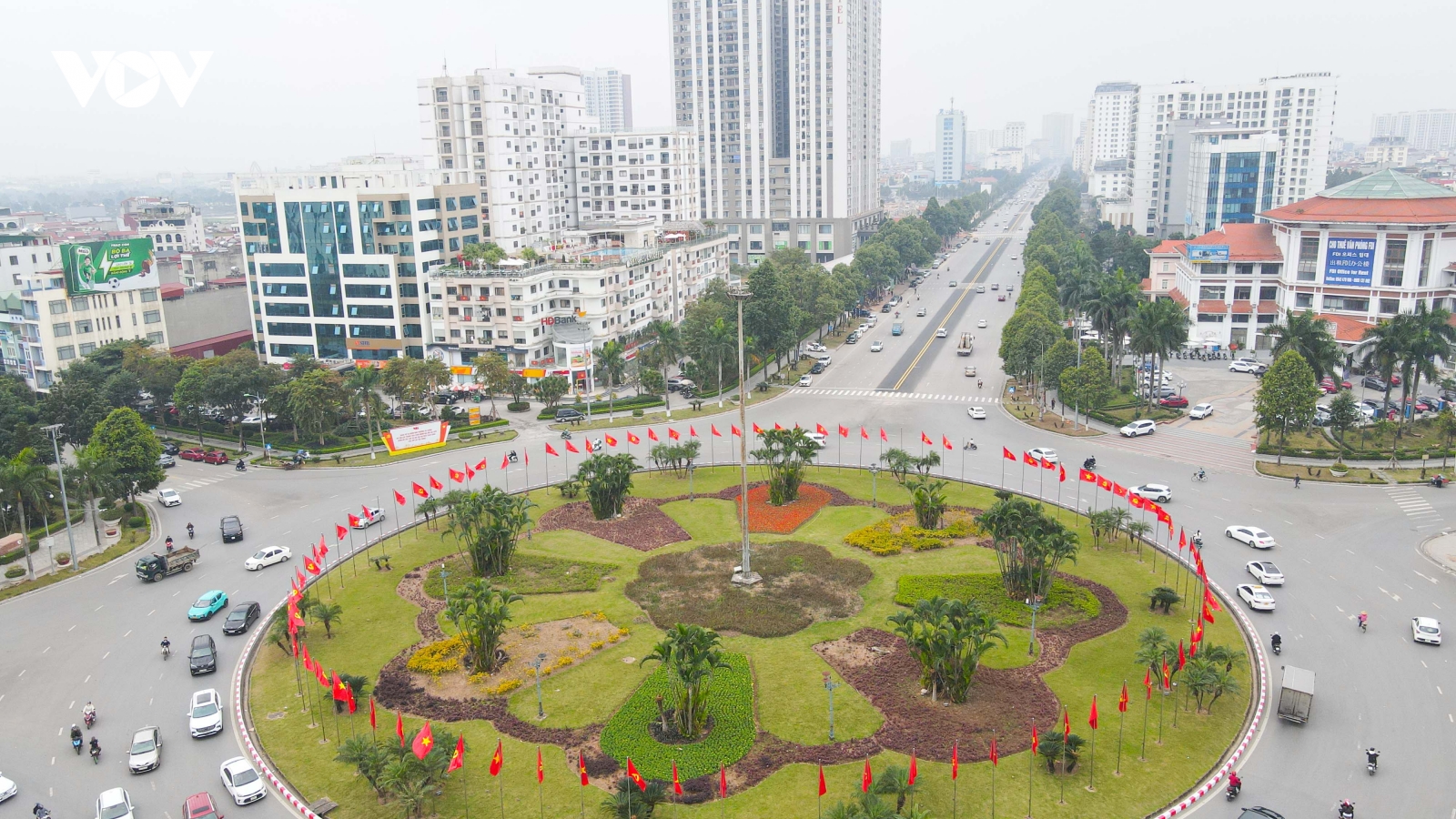 Bắc Ninh rực rỡ cờ hoa chào mừng Đại hội XIV của Đảng