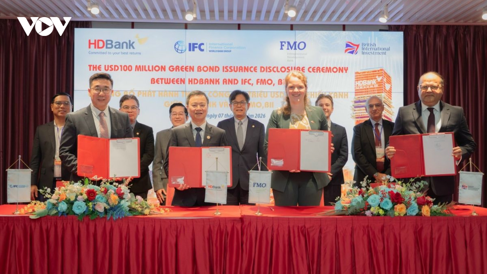 HDBank phát hành thành công 100 triệu USD trái phiếu xanh quốc tế