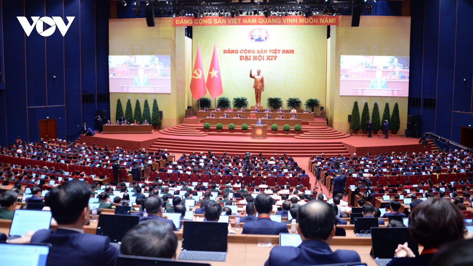 Khai mạc trọng thể Đại hội đại biểu toàn quốc lần thứ XIV của Đảng