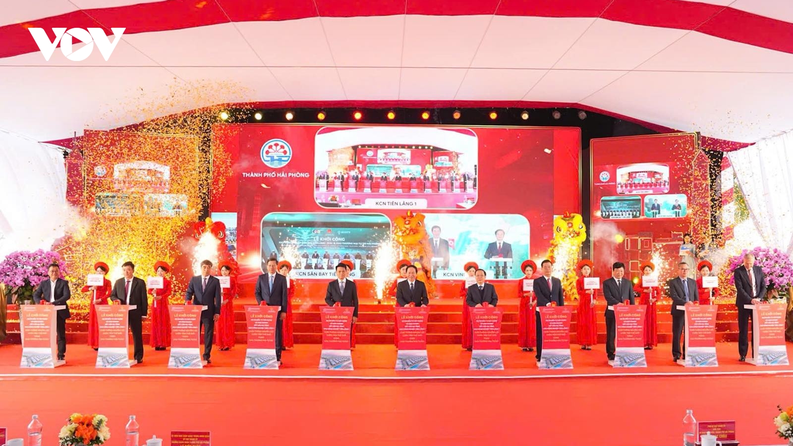 Hải Phòng khởi công 3 khu công nghiệp tổng vốn đầu tư 19 nghìn tỷ đồng